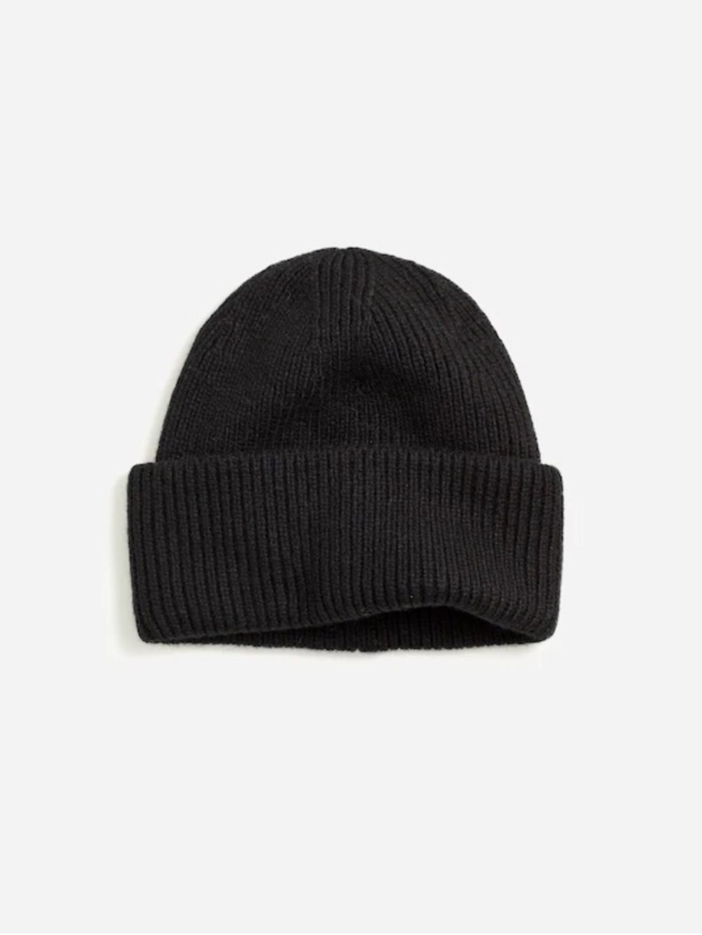 EUC Madewell Wool-Blend Ribbed Knit Black Beanie - Picture 12 of 14